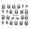 Panda Pattern Design Water Decals Transfers Nail Sticker
