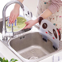 Panda Shape Kitchen Sink Manger Water Splash Proof Sucker Flaps
