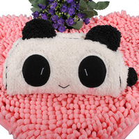 Panda Soft Plush Pencil Makeup Zipper Bag Case Pen Pocket Soft Plush Cosmetic Pouch Gift