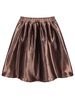 Party Metallic A-Line Pleated High Waist Stretch Clubwear Mini Skirt