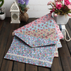 Pastoral Floral Mori Cloth Bag A4 File Folder Korea School Supplies Stationery Cute Kawaii