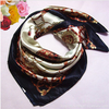 Pattern Large Square Scarf Silk Head Wrap Neck Shawl Bandana