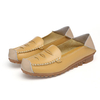 Pattern Leather Soft Slip On Casual Multi-Way Wearing Loafers