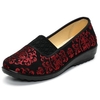 Pattern Slip On Vintage Flat Print Casual Loafers For Women