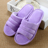 Peep Toe Wool Cotton Warm Home Slippers For Women