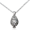 Perfume Aroma Diffuser Hollow Copper Locket Necklace