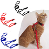 Pet Cat Adjustable Harness Nylon Collar Safety Rope Belt Lead Leash Kitten Puppy