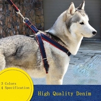 Pet Dog Collar Leash Lead Harnesses Thoracic Dorsal Traction Rope Puppy Walking Lead
