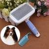 Pet Dog Handle Grip Shedding Revolved Brush Pin Hair Fur Comb Grooming Trimmer