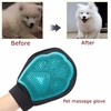 Pet Grooming Shower Bath Massage Brushes Combs Hand Shaped Glove Removal