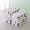 PEVA Flower Printed Quilt Foldable Storage Bag Dustproof Moistureproof Clothing Organize Case