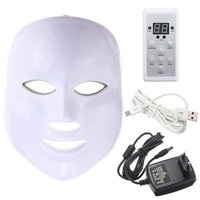 Photon LED Skin Facial Mask Rejuvenation Therapy 3 Colors Light Wrinkle Removal Anti Aging