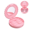 Pink Bowknot Empty False Eyelashes Container Case Collection Box Makeup Cosmetics Tool