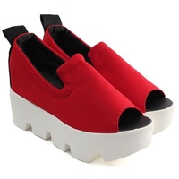 Piscine Mouth Open Toe Platform Sandals