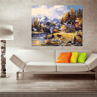 Plaid Mountain Hideaway Paint By Number Kit