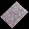 Plastic Cake Fondant Embossing Mold Textured Sheet For Sugar Craft Decoration Cookies Cupcake Mold