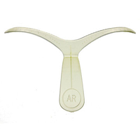 Plastic DIY Eyebrow Template Shaping Eye Stencil Makeup Tool