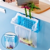 Plastic Kitchen Cupboard Drawer Door Trash Bag Rack Dustbin Hanging Storage Rack