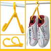 Plastic Multi-function Folding Hook Air Drying Shoe Hanger Rack Shoes Hooks Racks