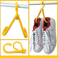 Plastic Multi-function Folding Hook Air Drying Shoe Hanger Rack Shoes Hooks Racks