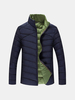 Plus Size 6XL Winter Outdoor Sport Thicken Warm Loose Stand Collar Padded Jacket for Men