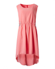 Plus Size Beads Ornament Loose Curve Hem Casual Sleeveless Dress