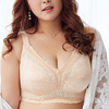Plus Size Breathable Wireless Gather Full Cup Thin Bras