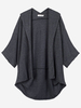 Plus Size Casual Batwing Sleeve Knit Lapel Women Cardigan