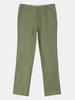 Plus Size Casual Solid Color Straight Leg Cotton Loose Fit Pants For Men