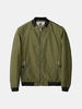Plus Size Fashion Casual Slim Solid Color Zipper Pockets Bomber Jackets for Men