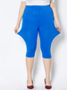 Plus Size High Elastic Modal Leggings Candy Color Cropped Trousers For Women