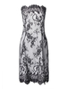 Plus Size Off Shoulder Lace Splicing Sexy Dress