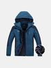Plus Size Outdoor Climbing Thicken Warm Waterproof Windproof Jacket for Men