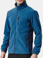 Plus Size Outdoor Sport Climbing Maulti Pocket Fleece Stand Collar Jacket for Men