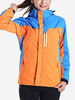 Plus Size Patchwork Zipper Two-Piece Hood Ski Sportswear