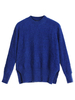 Plus Size Plush Knitted Symmetrical Split Pullover Sweater