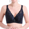 Plus Size Push Up Lace-trim Lightly Lined Underwire Adjustable Bras