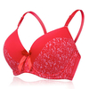 Plus Size Seamless Push Up Breathable Printing Underwire Thin Cups Bras