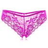 Plus Size See Through Lace Seamless Low Rise Panties Underwear