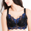 Plus Size Sexy Push Up Adjustable Embroidery Full Cup Underwire Bras