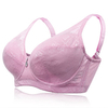 Plus Size Sexy Underwire Lace Lightly Lined Gather Adjustable Bras
