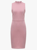 Plus Size Solid Sleeveless Backless Pencil Dress For Women