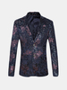 Plus Size Suits Formal Casual Business Printing Corduroy Velvet Blazers for Men