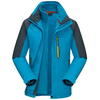 Plus Size Two Piece Suit Outdoor Waterproof Thicken Detachable Hood Jacket for Men