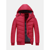 Plus Size Winter Casual Outdoor Thicken Warm Detachable Hooded Jacket for Men