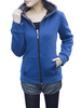 Plus Size Women Hooded Pocket Velvet Zipper Thicken Coat