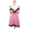 Plus Size Women Sexy V-Neck Nightdress Spaghetti Strap Lace Nighties Sleepwear