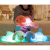 Plush Colorful Induction LED Light Dog Shape Doll Throw Pillow Party Decor Toys Gift