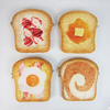 Plush Toast Cartoon Lovely Cute Style Chain Shoulder Bags Crossbody Bags Phone Bags