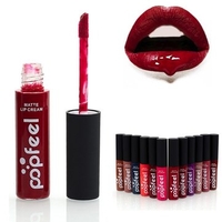 POPFEEL 12Pcs Liquid Matte Lipstick Lip Makeup Kit Lasting Waterproof Smudge Glaze